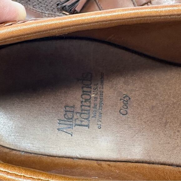 Allen Edmonds Cody Tasseled Loafer - Brown - Picture 6 of 11